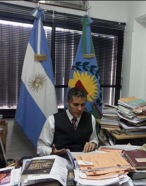 Dr. Javier Ignacio Baños. En la Fiscalía